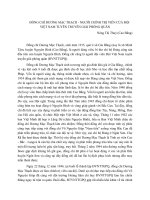 ĐỒNG CHÍ DƯƠNG MẠC THẠCH - NGƯỜI CHÍNH TRỊ VIÊN CỦA ĐỘI VIỆT NAM TUYÊN TRUYỀN GIẢI PHÓNG QUÂN