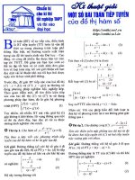 Các bài toán về tiếp tuyến - phần 2 - ViettelStudy