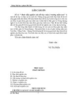 Đề tài tốt nghiệp Bước đầu nghiên cứu tiết học múa ở trường mầm non