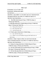 Hoàn thiện công tác kế toán thanh toán với khách hàng tại Công ty TNHH Xây dựng và Thương mại Nhanh Hạ