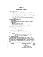 Giáo án số 1   định dạng văn bản