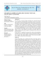 Yếu Kém Của Nghiên Cứu Khoa Học Giáo Dục Việt Nam - Nguyên Nhân Và Giải Pháp