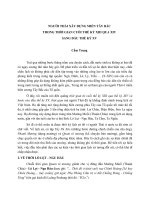 NGƯỜI THÁI XÂY DỰNG MIỀN TÂY BẮC TRONG THỜI GIAN CUỐI THẾ KỶ XIII QUA XIV SANG ĐẦU THẾ KỶ XV