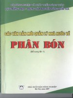 Các văn bản mới quản lý nhà nước về phân bón