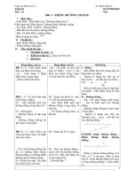 Giáo án Hình học toán 6