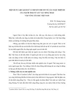 MỘT SỐ TƯ LIỆU LỊCH SỬ VÀ TRUYỀN THUYẾT VỀ CÁC CUỘC THIÊN DI CỦA NGƯỜI THÁI TỪ LƯU VỰC SÔNG THAO VÀO VÙNG TÂY BẮC VIỆT NAM