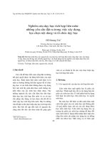 Nghiên cứu dạy học tích hợp liên môn - những yêu cầu đặt ra trong việc xây dựng, lựa chọn nội dung và tổ chức dạy học