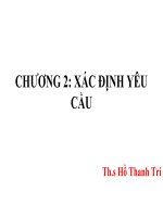 CHƯƠNG 2 XÁC ĐỊNH YÊU CẦU