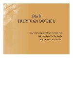 Bài giảng tin   truy vấn dữ liệu