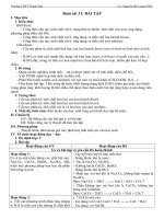 Giáo án Hóa học lớp 10 - Bám sát 31 BÀI TẬP