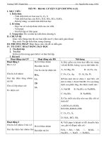 Giáo án Hóa học lớp 10 - Tiết 78 – Bài 46 LUYỆN TẬP CHƯƠNG 6 (2)