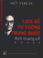 Lịch sử tư tưởng Trung Quốc thời trung cổ