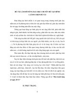 SKKN Dán tranh tặng cô ngày 20-11