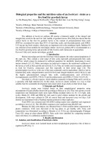 Biological properties and the nutrition value of an Isochrysis strain as a live food for geo-duck larvae