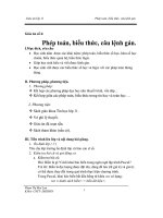 Giáo án số 6   phép toán, biểu thức, câu lệnh gán