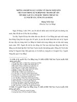 NHỮNG ANH HÙNG LỰC LƯỢNG VŨ TRANG NHÂN DÂN VIỆT NAM TRONG SỰ NGHIỆP ĐẤU TRANH GIỮ GÌN NỀN ĐỘC LẬP CỦA TỔ QUỐC TRONG THẾ KỶ XX LÀ NGƯỜI TÀY, NÙNG Ở CAO BẰNG