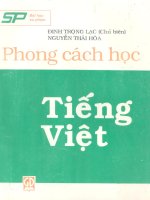 Phong cách học tiếng Việt