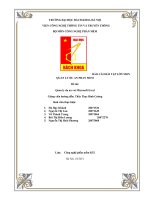 BÀI TẬP LỚN MÔN QUẢN LÝ DỰ ÁN PHẦN MỀM Quản lý dự án với Microsoft Excel