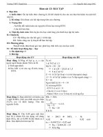 Giáo án Hóa học lớp 10 - Bám sát 12 BÀI TẬP