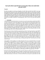 Sự truyền dẫn tỷ giá hối đoái vào lạm phát Phân tích chuỗi thời gian phi tuyến