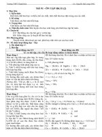 Giáo án Hóa học lớp 10 - Tiết 91 - ÔN TẬP HK II (2)