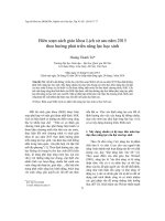 Biên soạn sách giáo khoa Lịch sử sau năm 2015 theo hướng phát triển năng lực học sinh