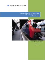 Tài liệu hướng dẫn học tập phương pháp nghiên cứu xã hội học
