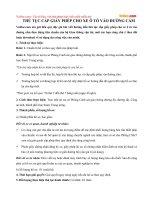 Thủ tục xin cấp giấy phép cho xe ô tô vào đường cấm