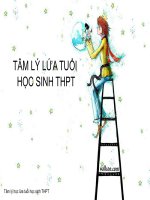 Tâm lý lứa tuổi học sinh thpt