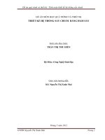 Quá trình và thiết bị   thiết kế hệ thống sấy chuối bằng hầm sấy