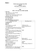 Giáo án ớp 4 trọn bộ cực hay