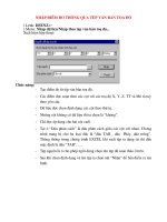 NHẬP ĐIỂM ĐO THÔNG QUA TỆP VĂN BẢN TOẠ ĐỘ
