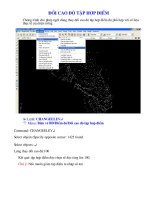 ĐỔI CAO ĐỘ TẬP HỢP ĐIỂM