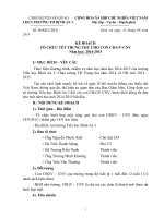 Kế hoạch tổ chức tết trung thu 2015 - 2016