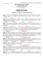 Ngân hàng đề gồm 400 câu trắc nghiệm định lượng DÒNG điện XOAY CHIỀU có phân dạng và đáp án