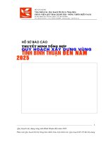 Thuyết minh Quy hoạch vùng tỉnh Bình Thuận