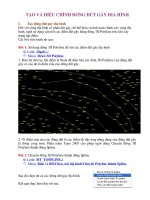 Tạo và hiệu chỉnh đường đứt gãy địa hình