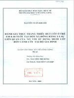 Đánh giá thực trạng thiếu hụt i ốt ở trẻ em 8-10 tuổi tại một số xã đồng bằng và sự liên quan của nó với sử dụng muối i ốt bột canh tại hộ gia đình