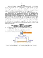 LỰA CHỌN VÀ MÔ TẢ TOÁN HỌC HỆ THỐNG  ĐIỀU KHIỂN QUÁ TRÌNH ĐA BIẾN
