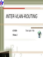INTER -VLAN-ROUTING