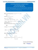 Bất phương trình Mũ và Logarit - Tài liệu tự luyện Toán 12 -P1