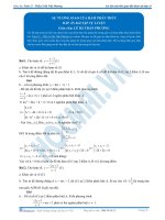 Các bài toán có liên quan tới khảo sát hàm số  - Tài liệu tự luyện Toán 12 - P1