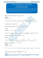 Bất phương trình Mũ và Logarit - Tài liệu  tự luyện Toán 12 -P3