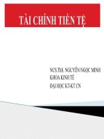 TÀI CHÍNH TIỀN TỆ