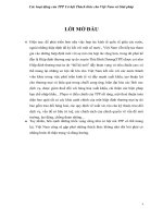 ĐỀ TÀI CƠ  HỘI VÀ THÁCH THỨC KHI VIỆT NAM THAM GIA TPP