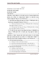 Kế toán bán hàng và xác định kết quả kinh doanh của công ty TNHH phát triển và chuyển giao công nghệ kỹ thuật cao TTech-co