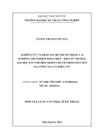 NGHIÊN cứu và KHẢO sát hệ TRUYỀN ĐỘNG t  đ ở PHÒNG THÍ NGHIỆM KHOA điện – điện tử TRƯỜNG đại học KTCN để điều KHIỂN CHUYỂN ĐỘNG bàn máy GIA CÔNG TIA lửa điện CNC 