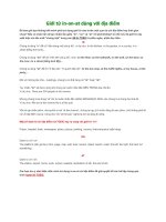 Giới từ in, on, at dùng với địa điểm