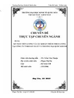 Kế toán tiền lương và các khoản trích theo lương tại Công ty TNHH Sản xuất và Thương mại Quốc Khánh