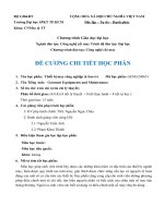 ĐỀ CƯƠNG CHI TIẾT học PHẦN   thiết bị may công nghiệp  bảo trì (garment equipments and maintenance)